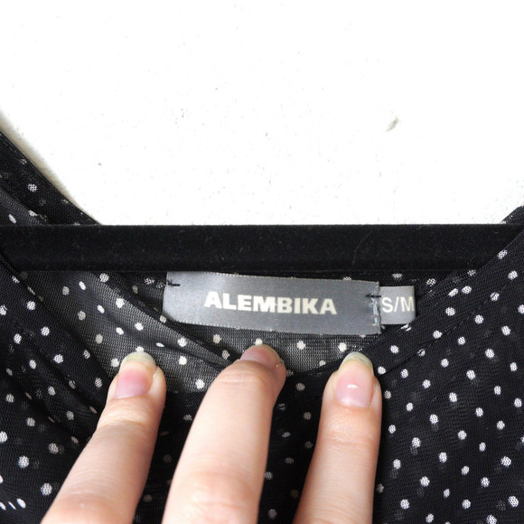 Alembika AB4 Tunic Lagenlook Oversized Pockets‎ Mixed Media Sz S/M EUC Layered - Picture 7 of 9